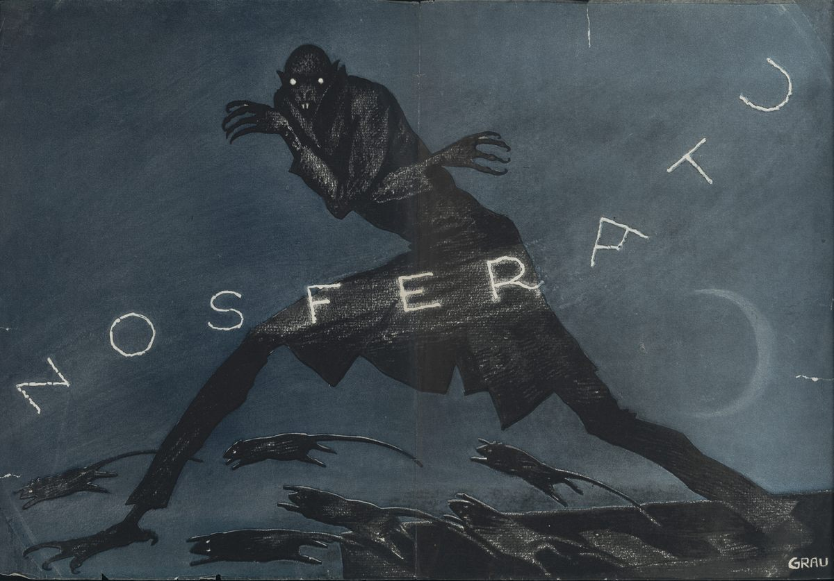 Horror poster reference in the archive feed
