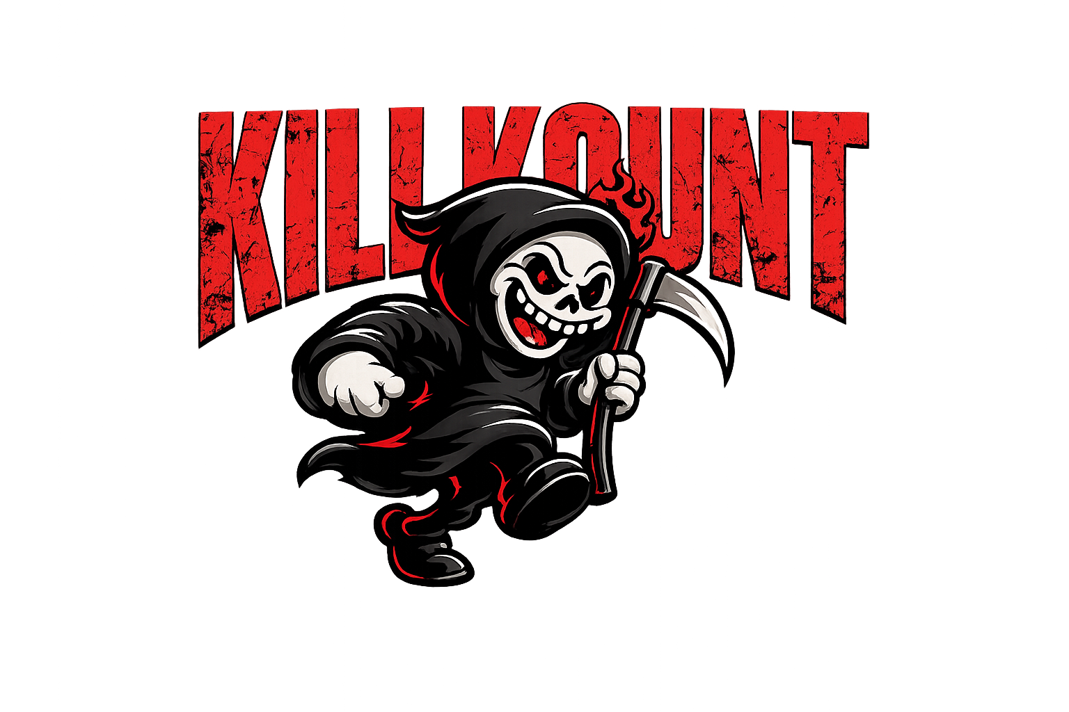 KILLKOUNT — The Kount mascot grim reaper lockup